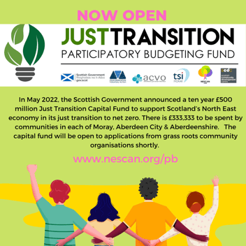 just transition participatory budgeting fund