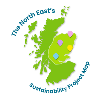 the north easts sustainability project map