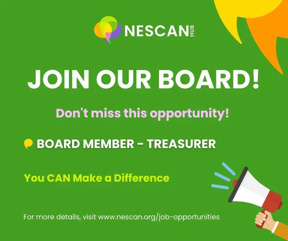 NESCAN BOARD MEMBER - Treasurer-1