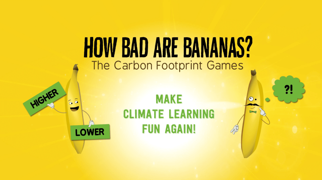 how bad are bananas carbon footprint game