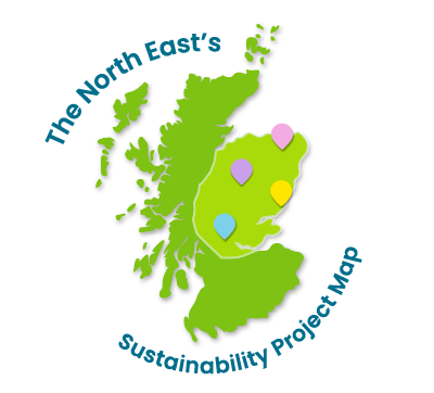 the north easts sustainability project map